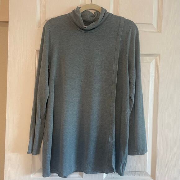 Pure Jill Tranquility Mock-Neck Tunic size Medium - Picture 1 of 16